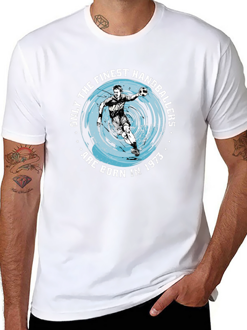 Finest Handballers Born in 1973 Graphic T-Shirt