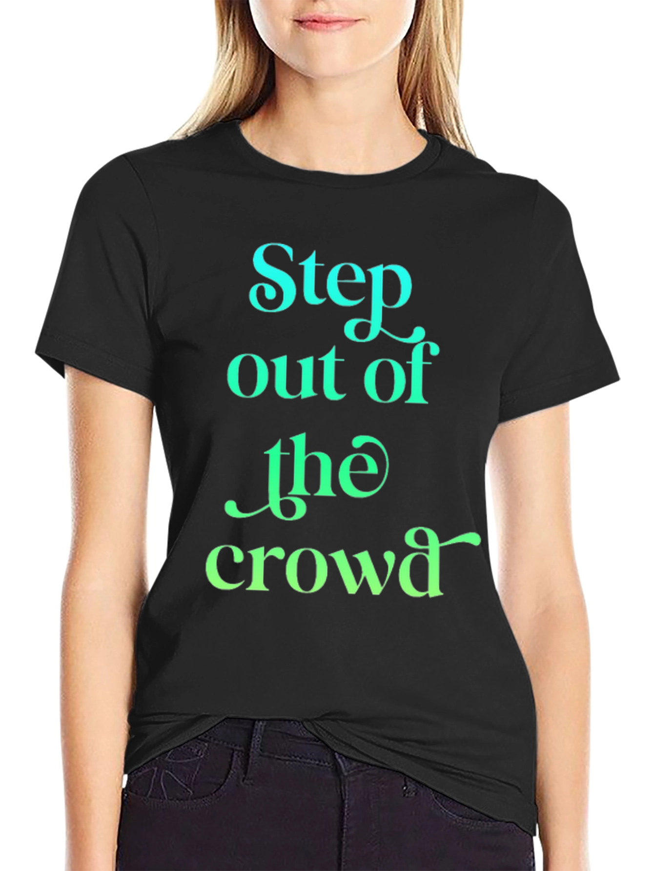 Step Out of the Crowd Graphic Tee