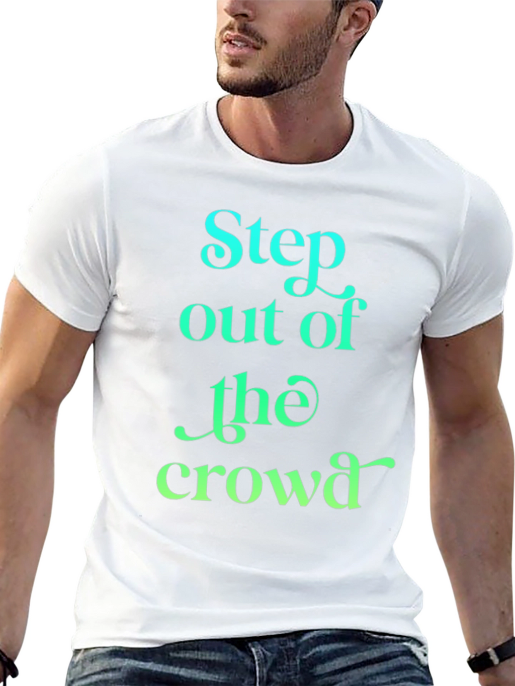 Step Out of the Crowd Graphic Tee