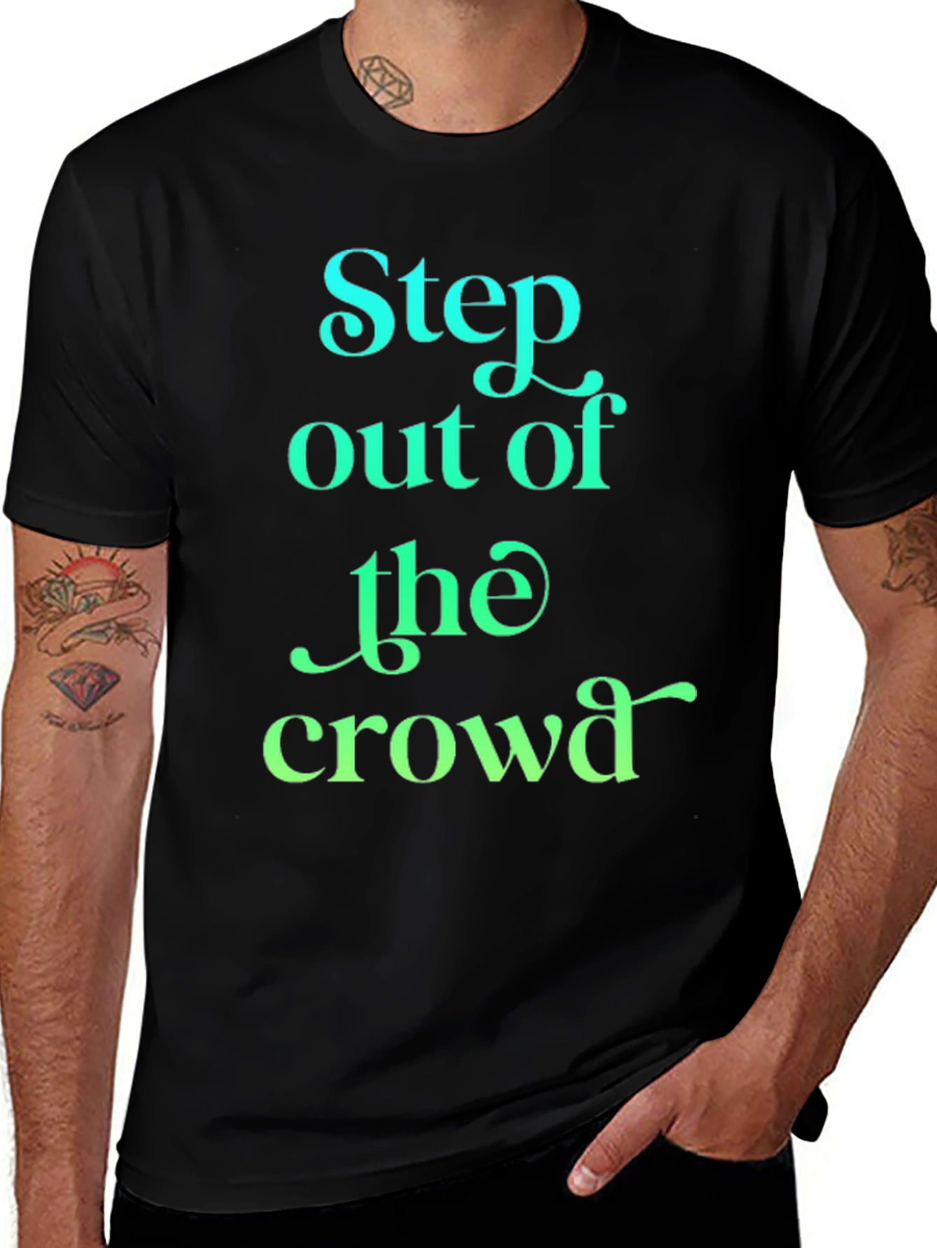Step Out of the Crowd Graphic Tee