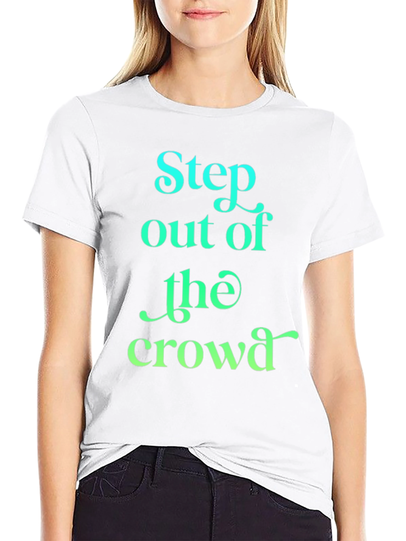 Step Out of the Crowd Graphic Tee