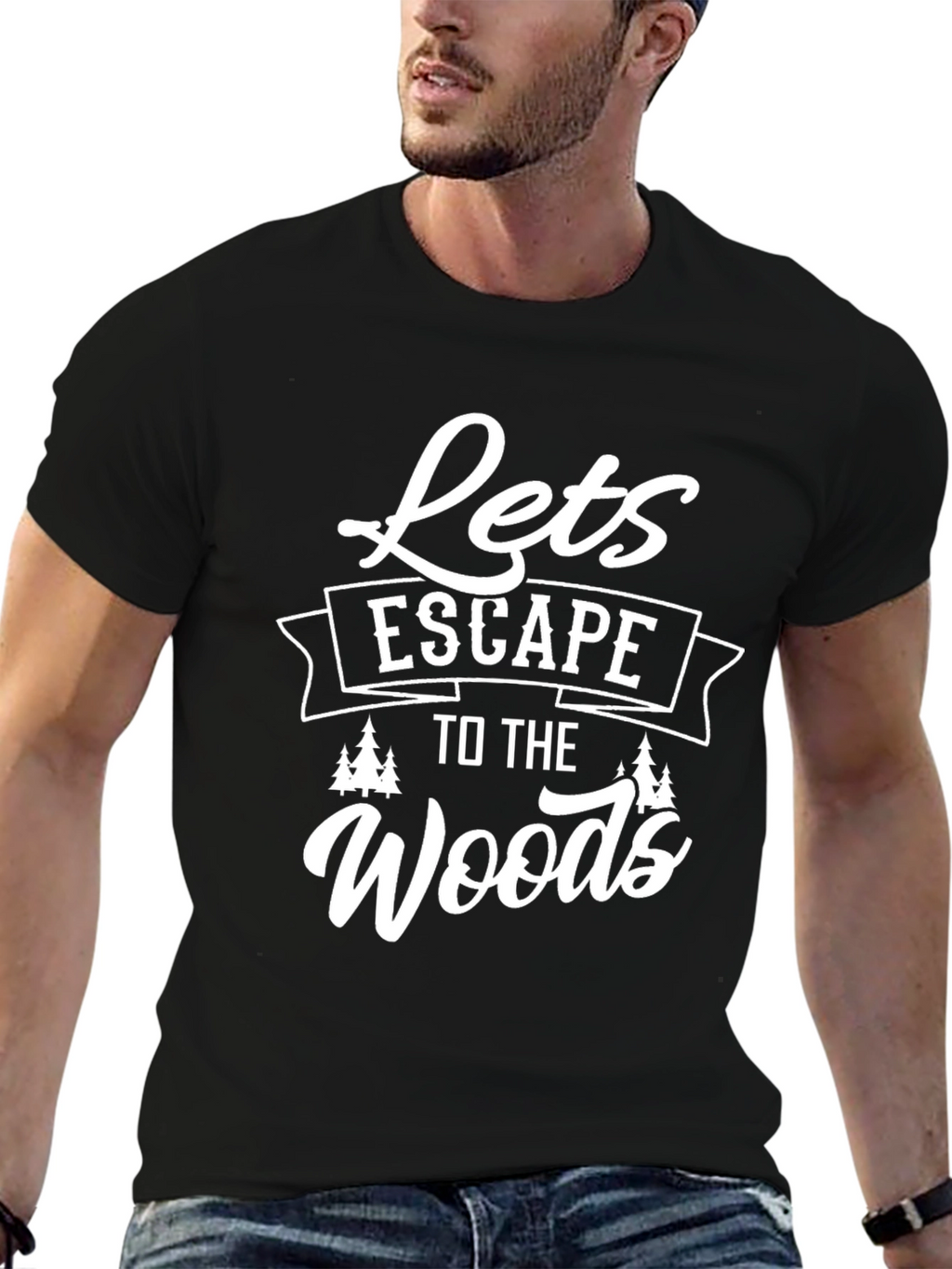 Lets Escape to the Woods Graphic Tee