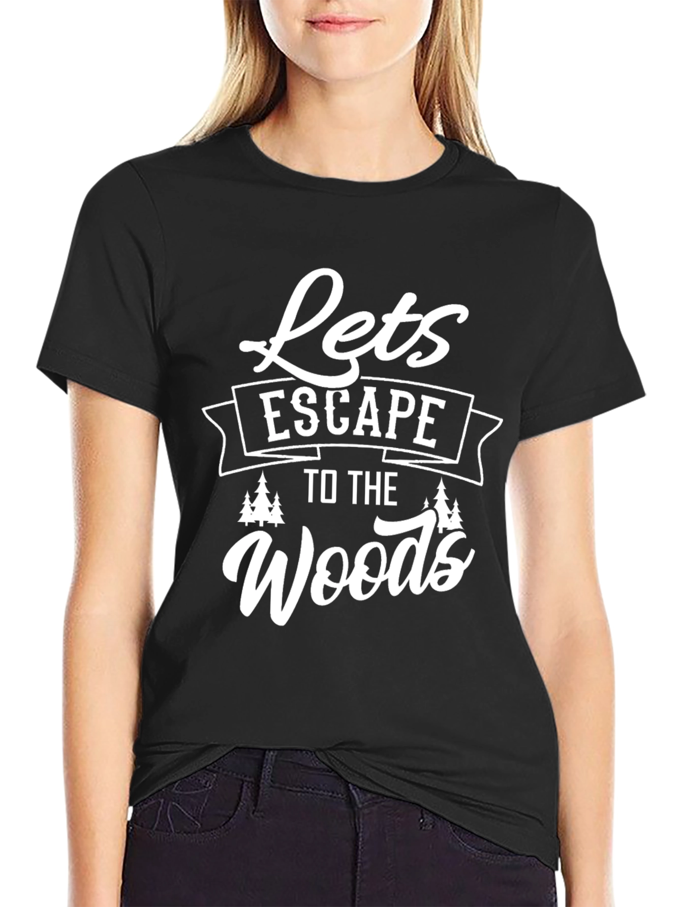 Lets Escape to the Woods Graphic Tee