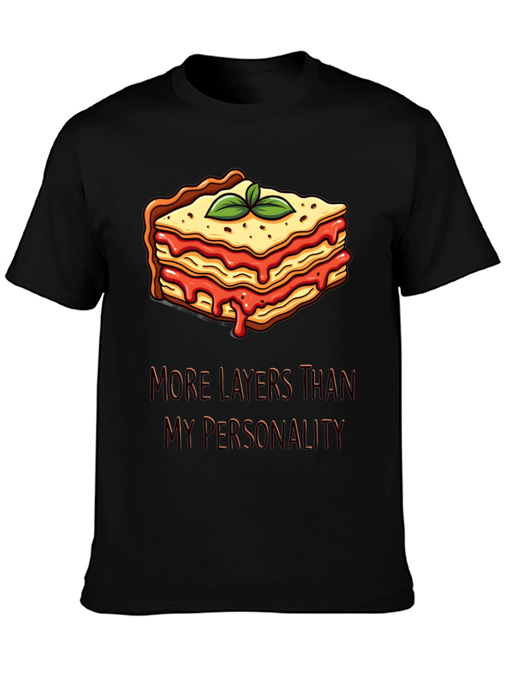 Lasagna Layers T-Shirt Funny Foodie Tee