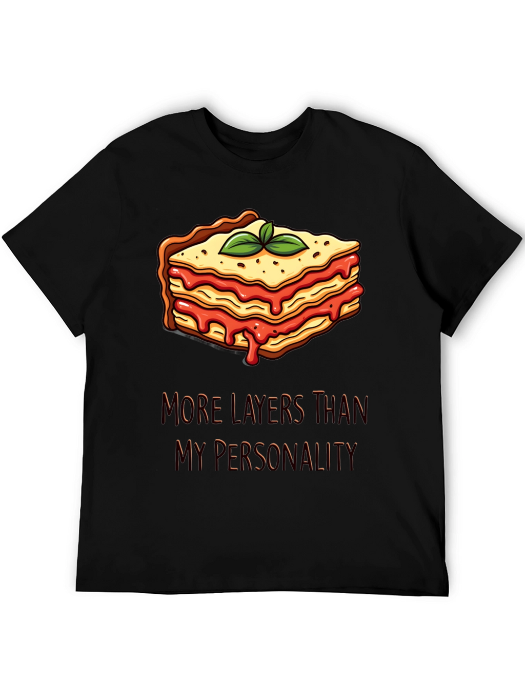 Lasagna Layers T-Shirt Funny Foodie Tee