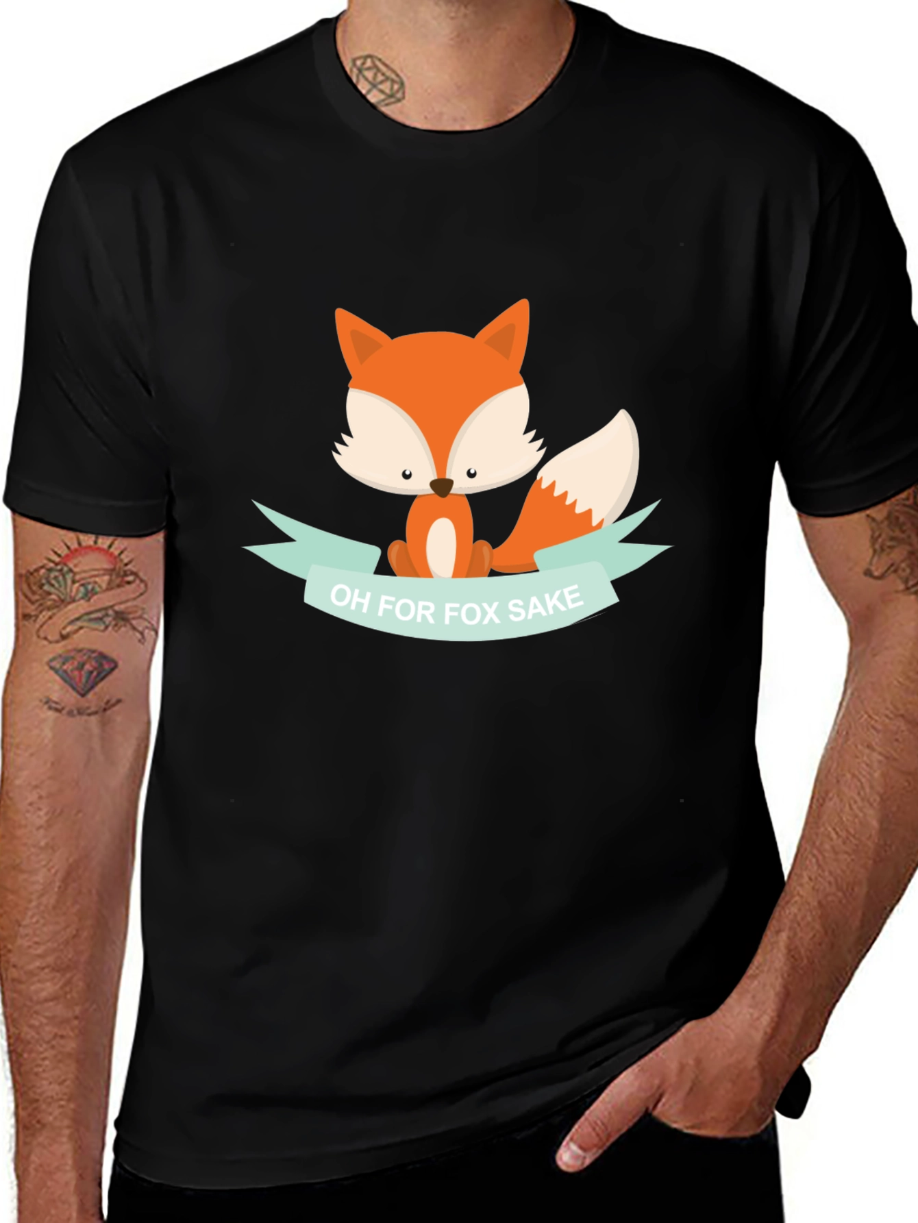 Funny Fox T-Shirt - Oh for Fox Sake!