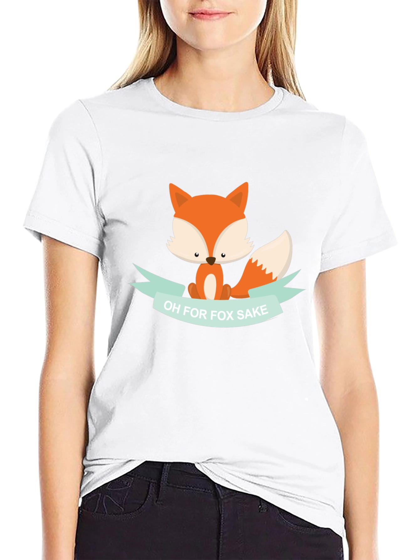Funny Fox T-Shirt - Oh for Fox Sake!