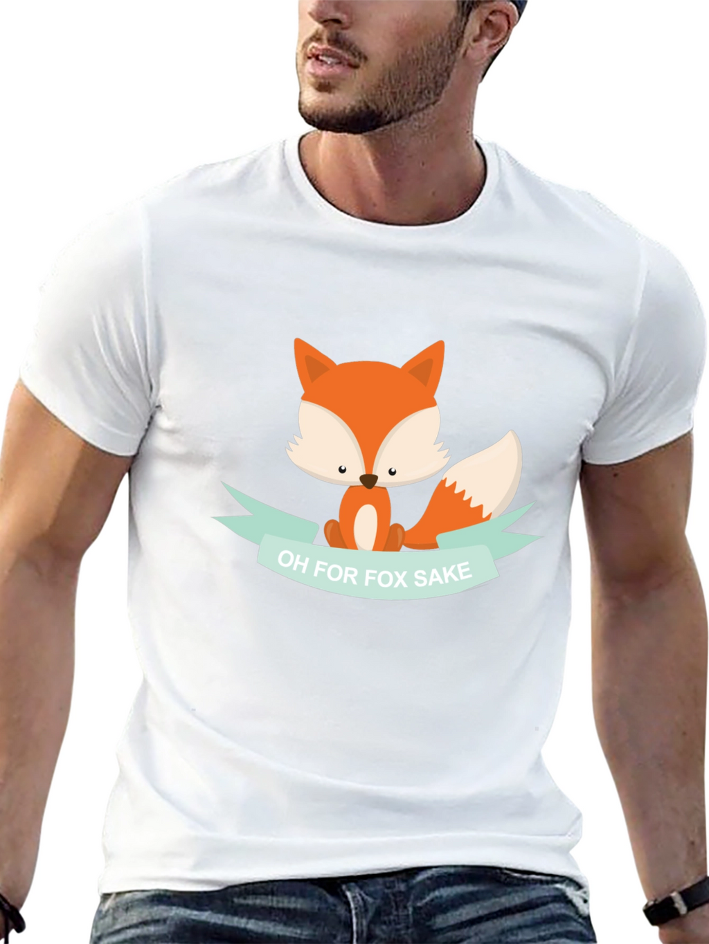 Funny Fox T-Shirt - Oh for Fox Sake!