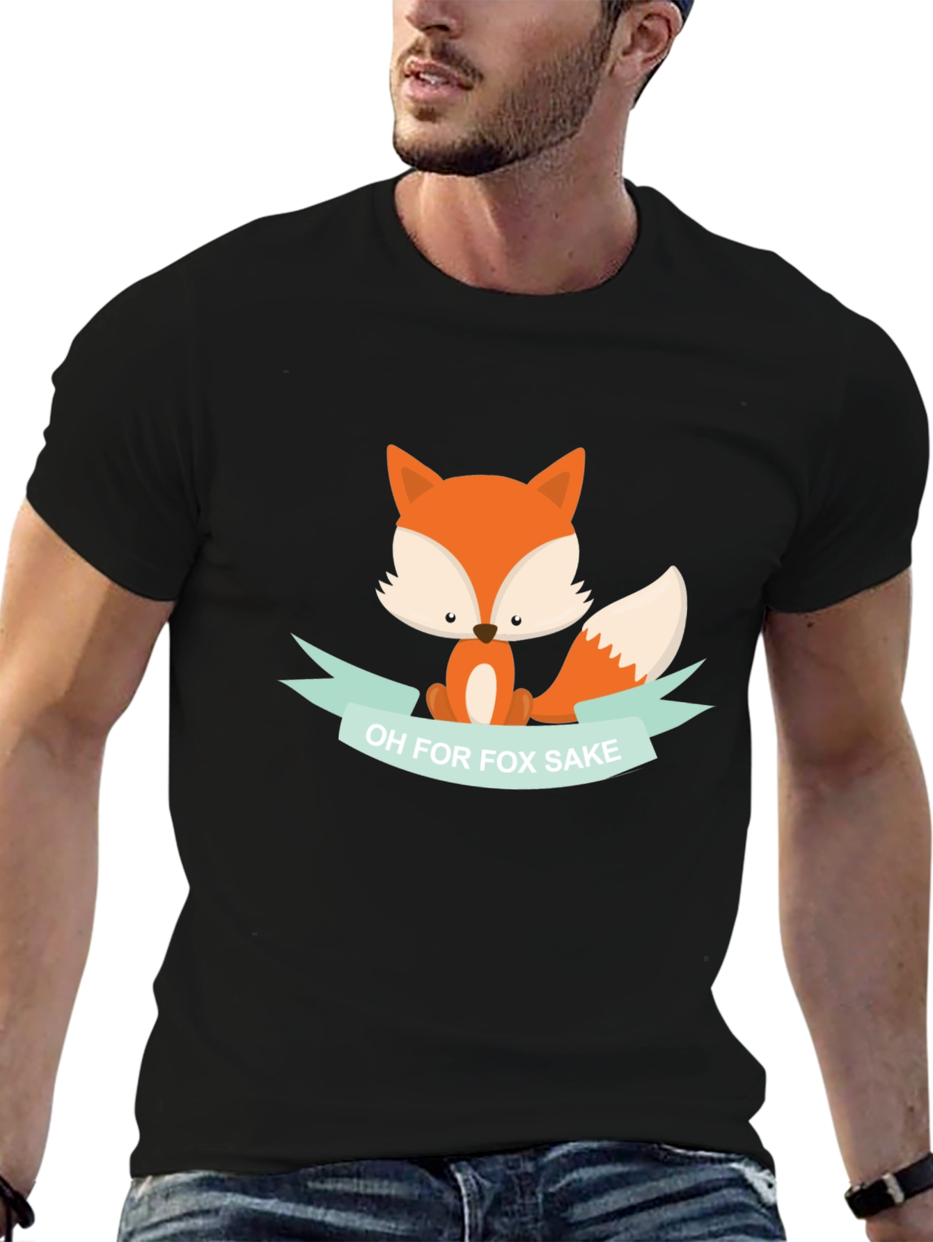 Funny Fox T-Shirt - Oh for Fox Sake!