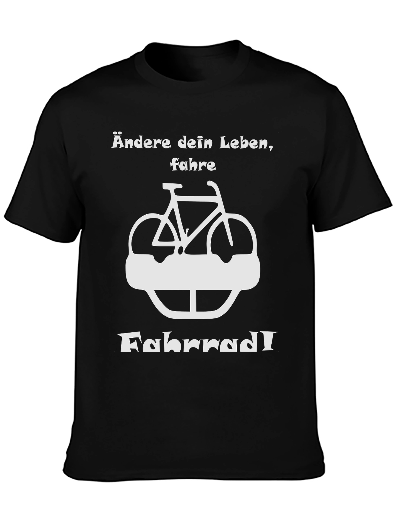 Ändere dein Leben Fahrrad T-Shirt