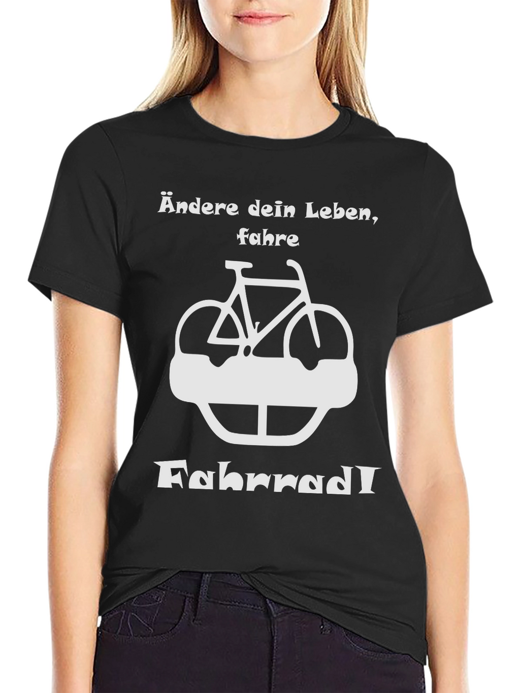 Ändere dein Leben Fahrrad T-Shirt