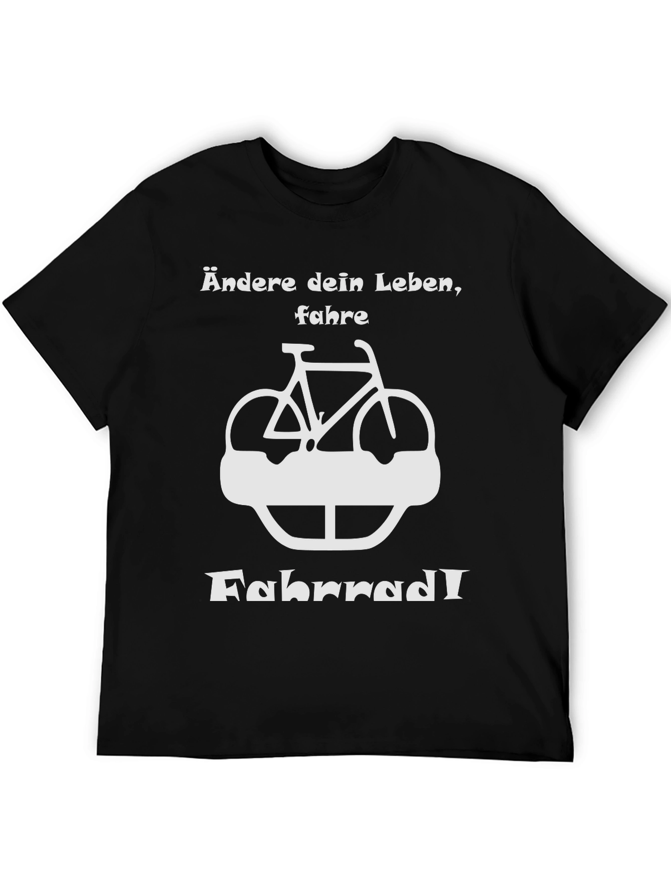 Ändere dein Leben Fahrrad T-Shirt