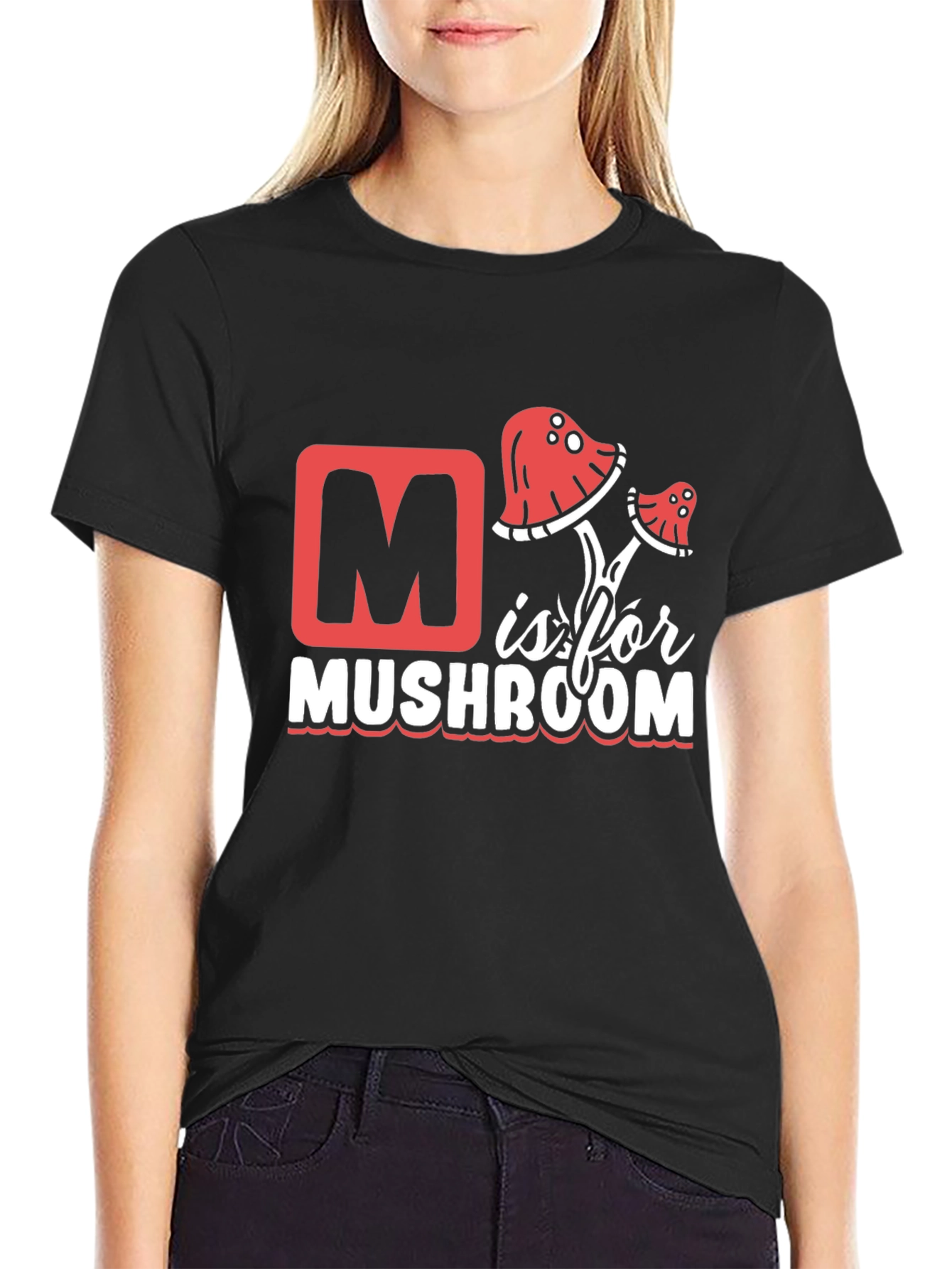 M is for Mushroom Graphic Tee