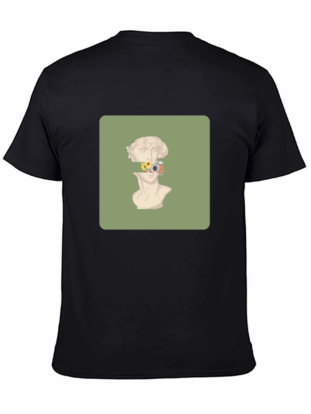 Artistic Statue Graphic Tee - Unique Design T-Shirt
