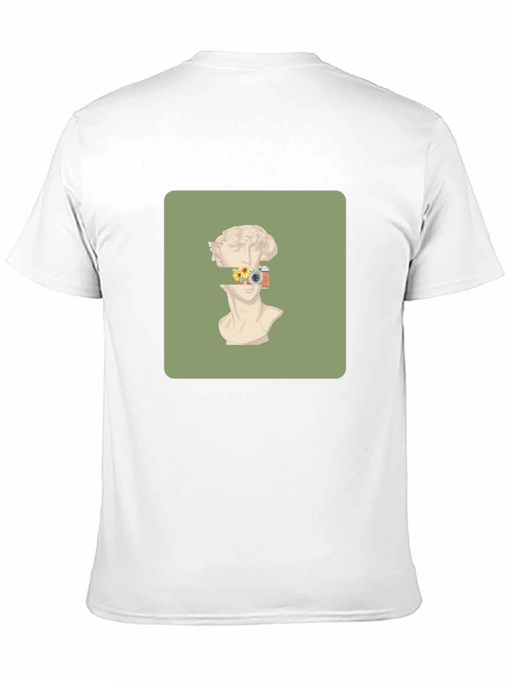 Artistic Statue Graphic Tee - Unique Design T-Shirt