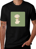 Artistic Statue Graphic Tee - Unique Design T-Shirt