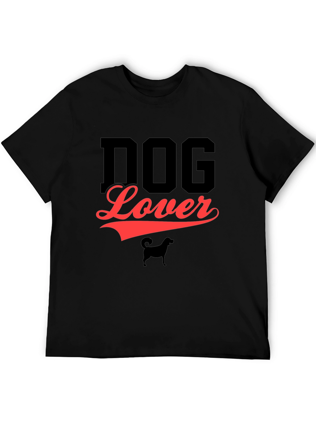 Dog Lover Black T-Shirt