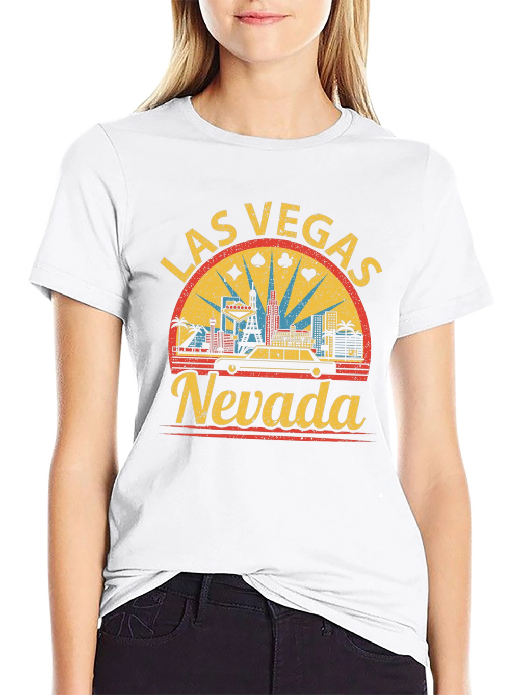 Las Vegas Nevada Retro Graphic T-Shirt