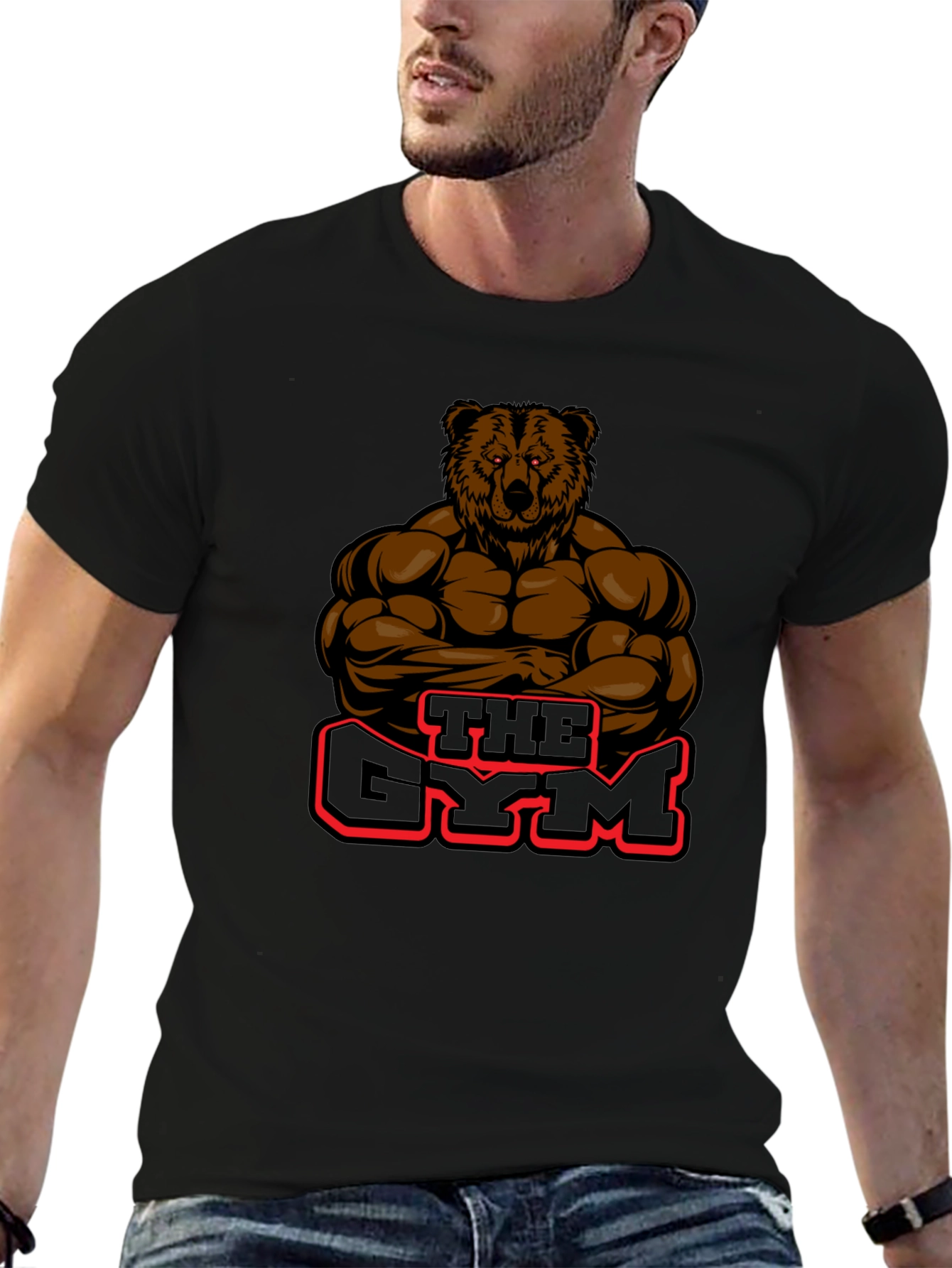 The Gym Bear Graphic Tee