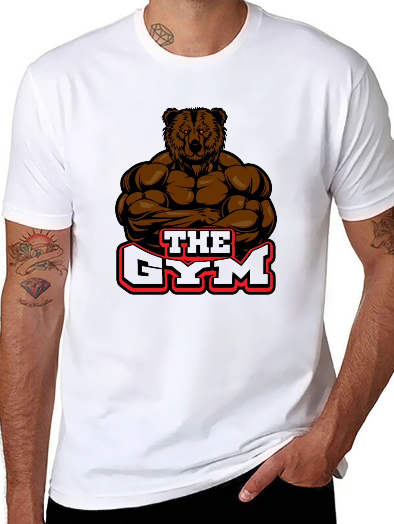 The Gym Bear Graphic Tee