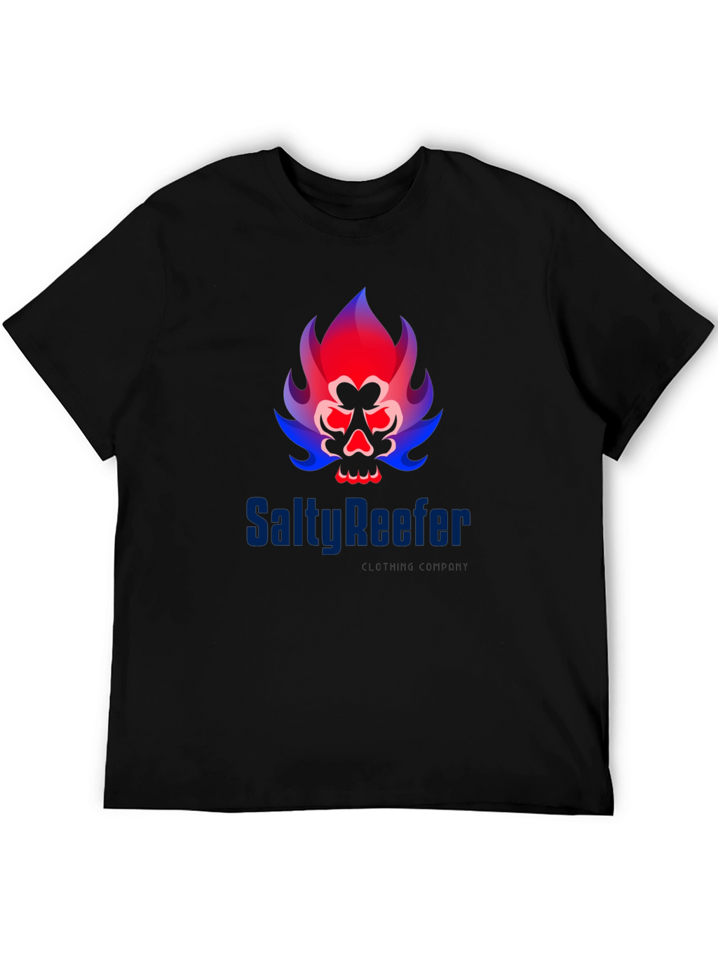 Salty Reefer Black Graphic Tee