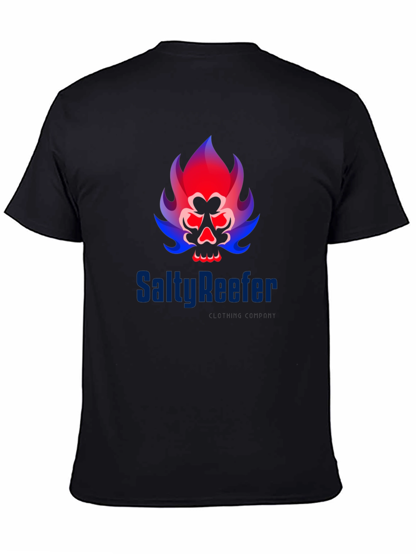 Salty Reefer Black Graphic Tee