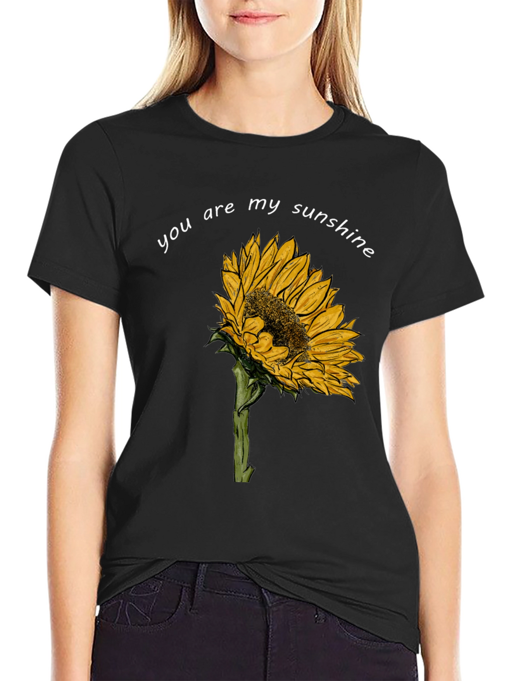 Sunflower T-Shirt - You Are My Sunshine Graphic Tee