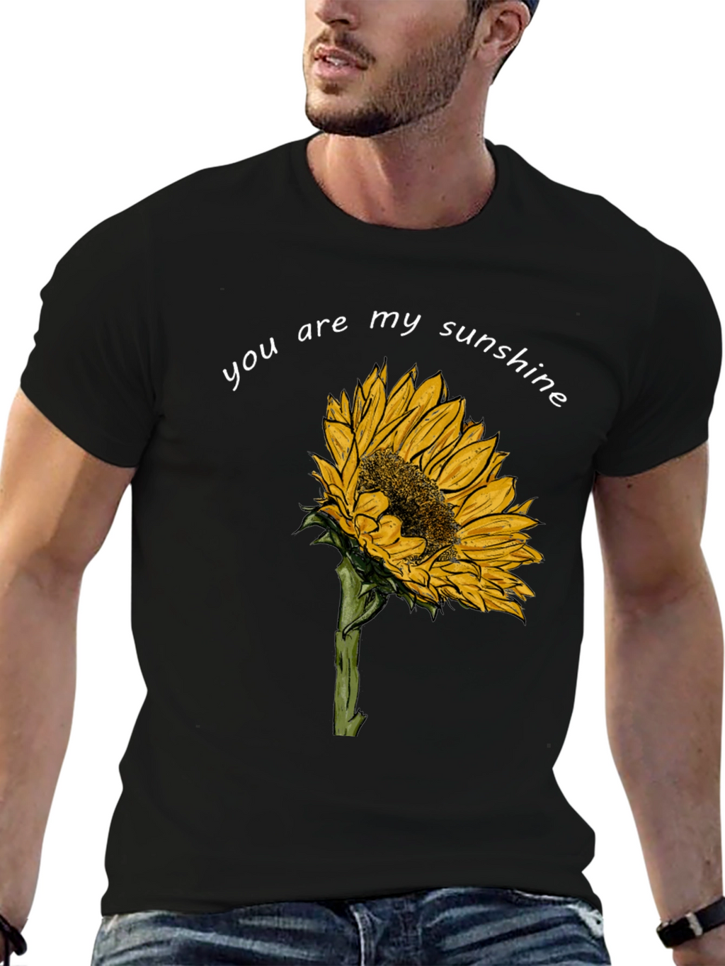 Sunflower T-Shirt - You Are My Sunshine Graphic Tee