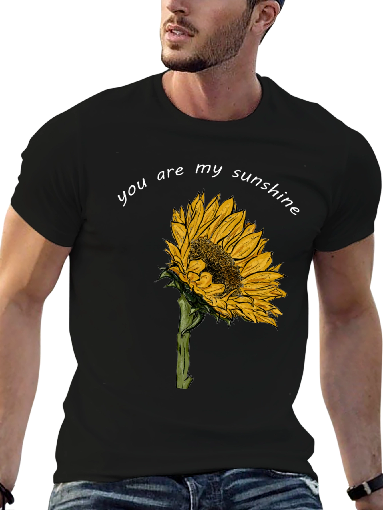Sunflower T-Shirt - You Are My Sunshine Graphic Tee