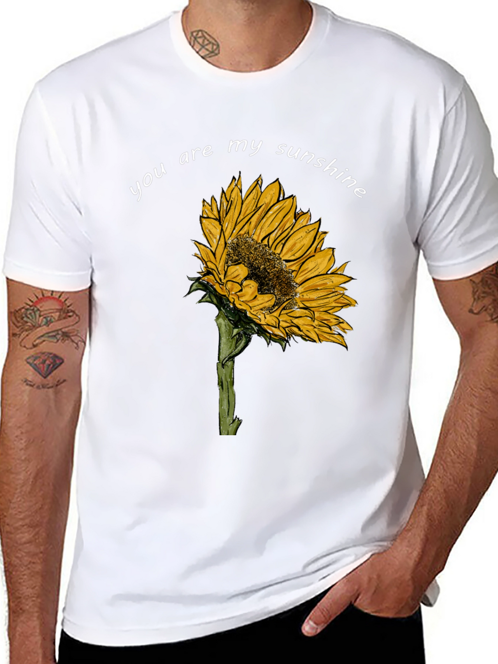 Sunflower T-Shirt - You Are My Sunshine Graphic Tee
