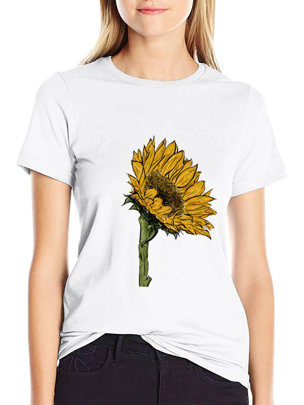 Sunflower T-Shirt - You Are My Sunshine Graphic Tee