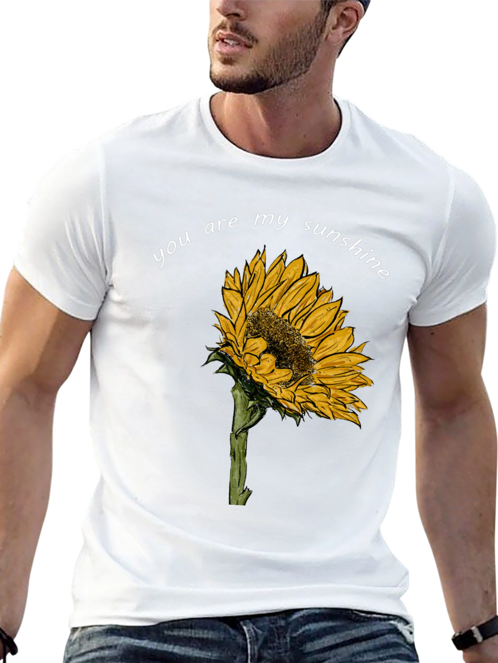 Sunflower T-Shirt - You Are My Sunshine Graphic Tee