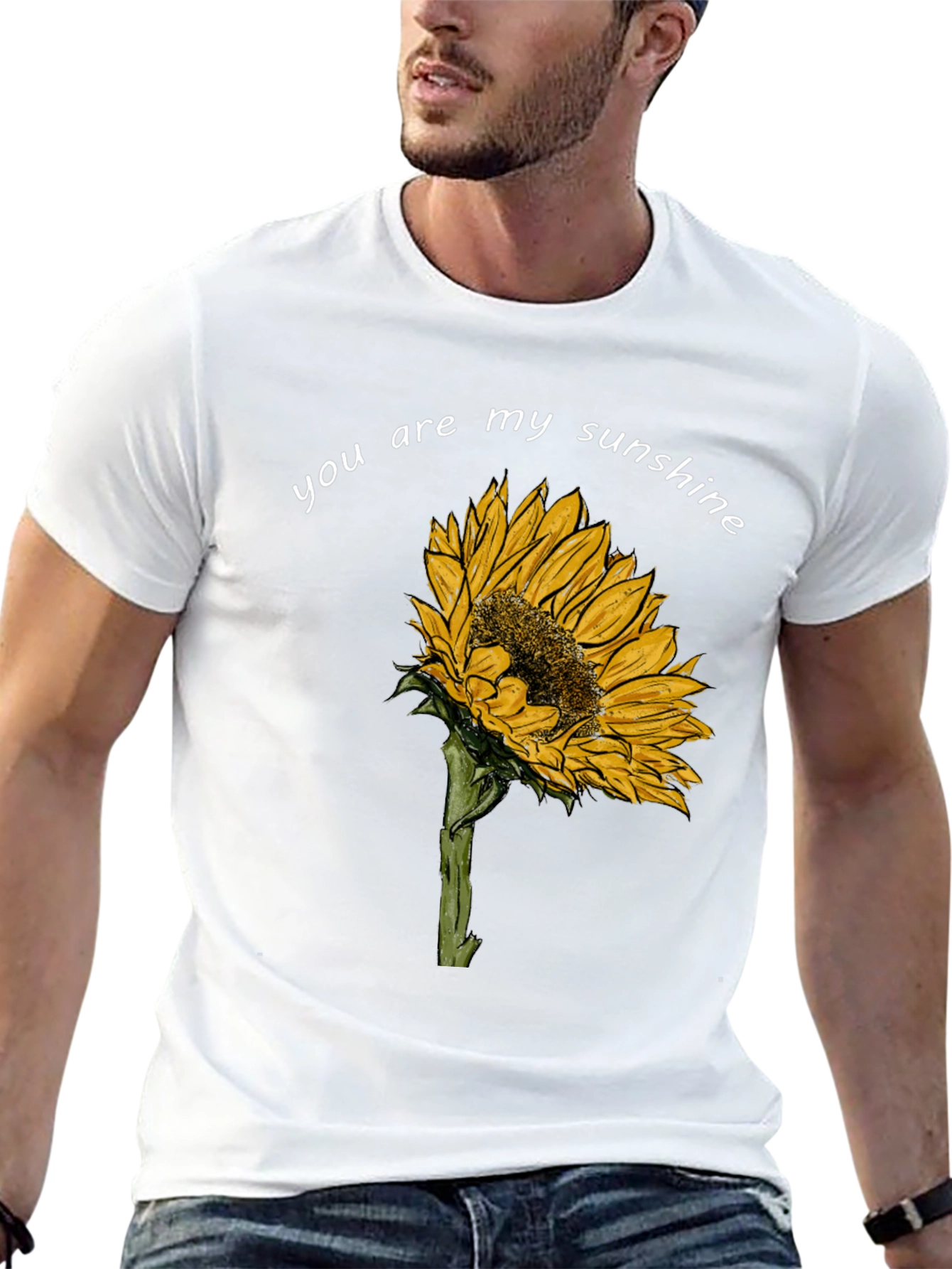 Sunflower T-Shirt - You Are My Sunshine Graphic Tee