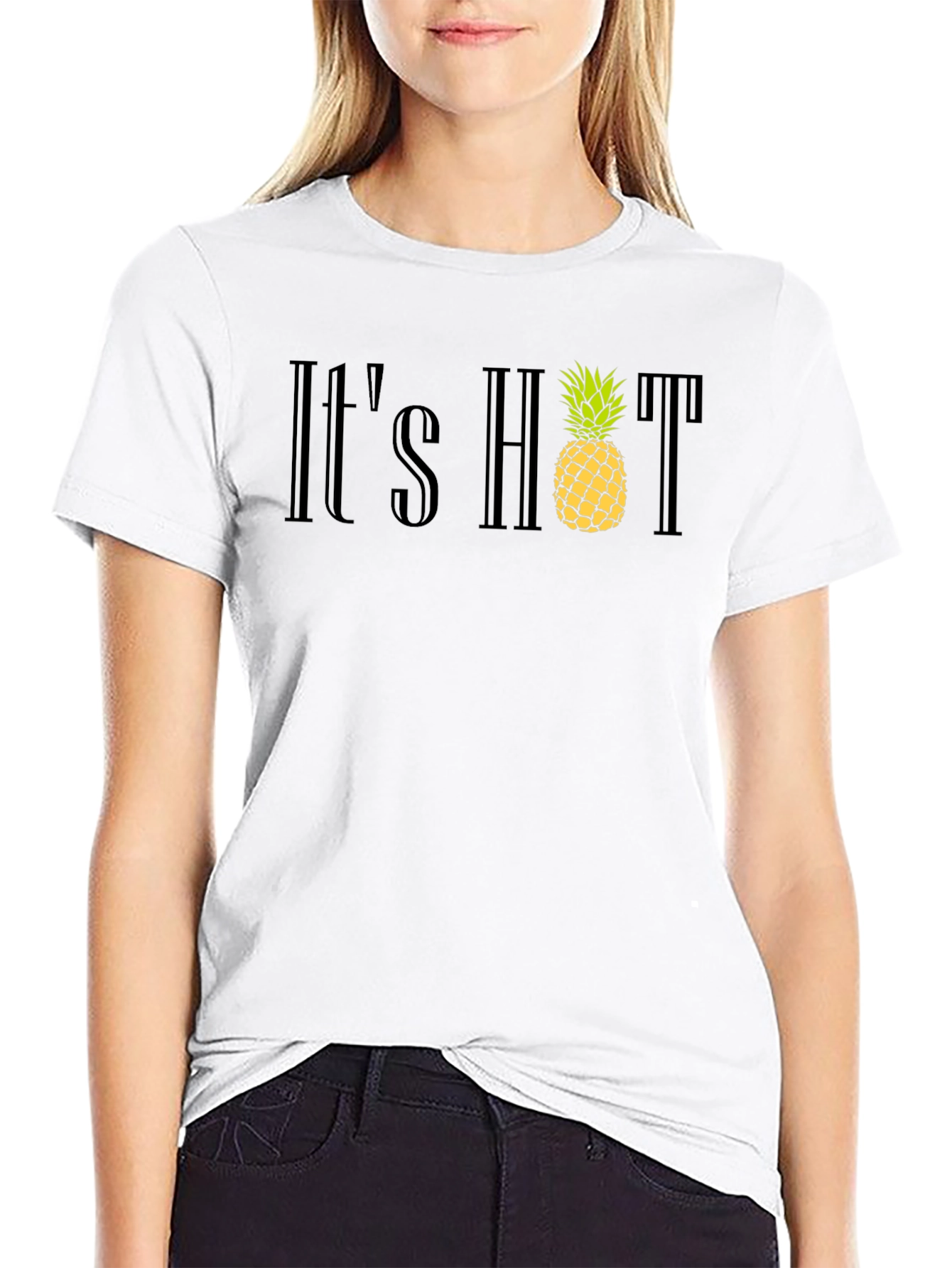 Its Hot Pineapple T-Shirt - Summer Style