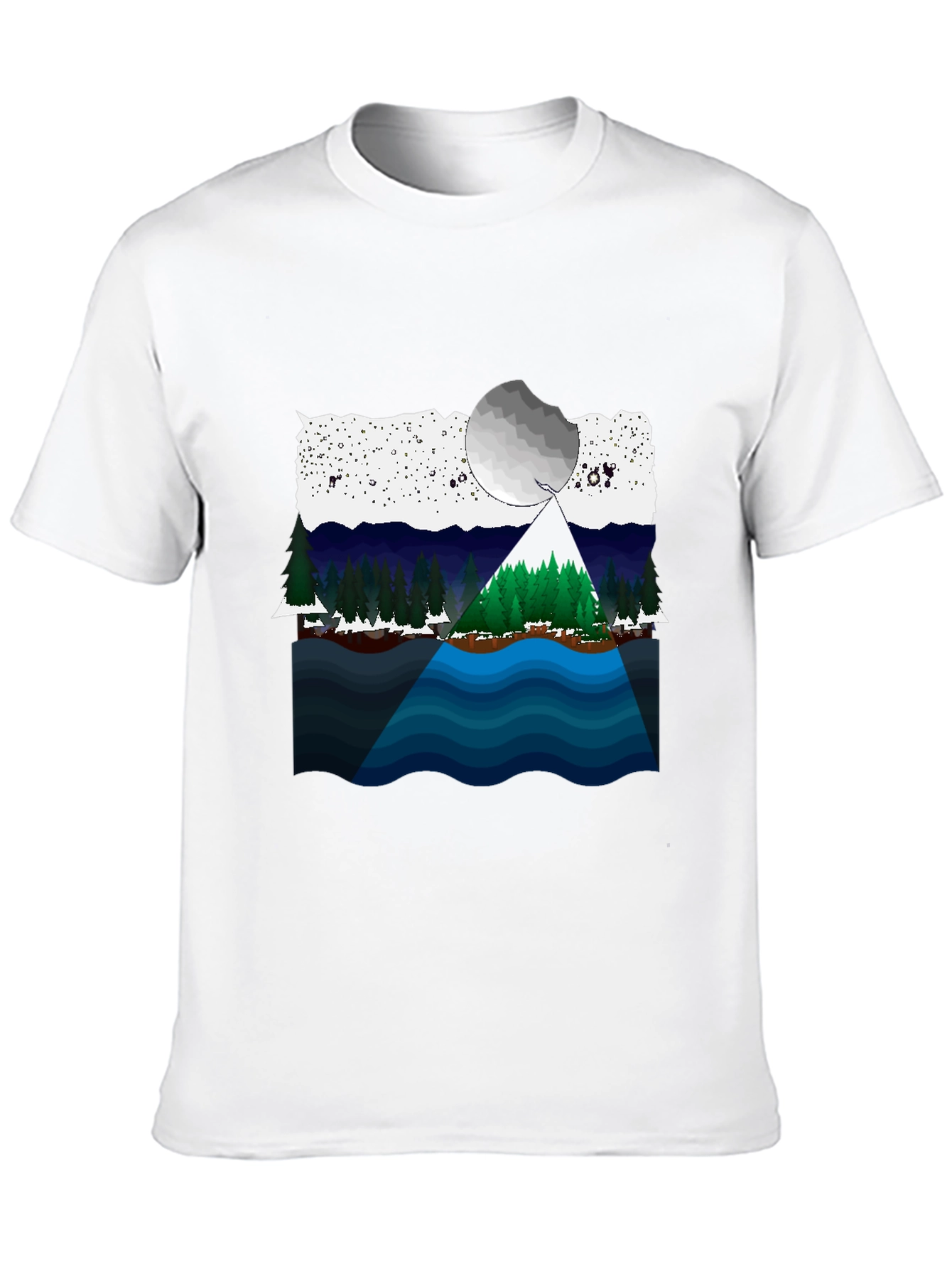 Scenic Landscape Graphic T-Shirt