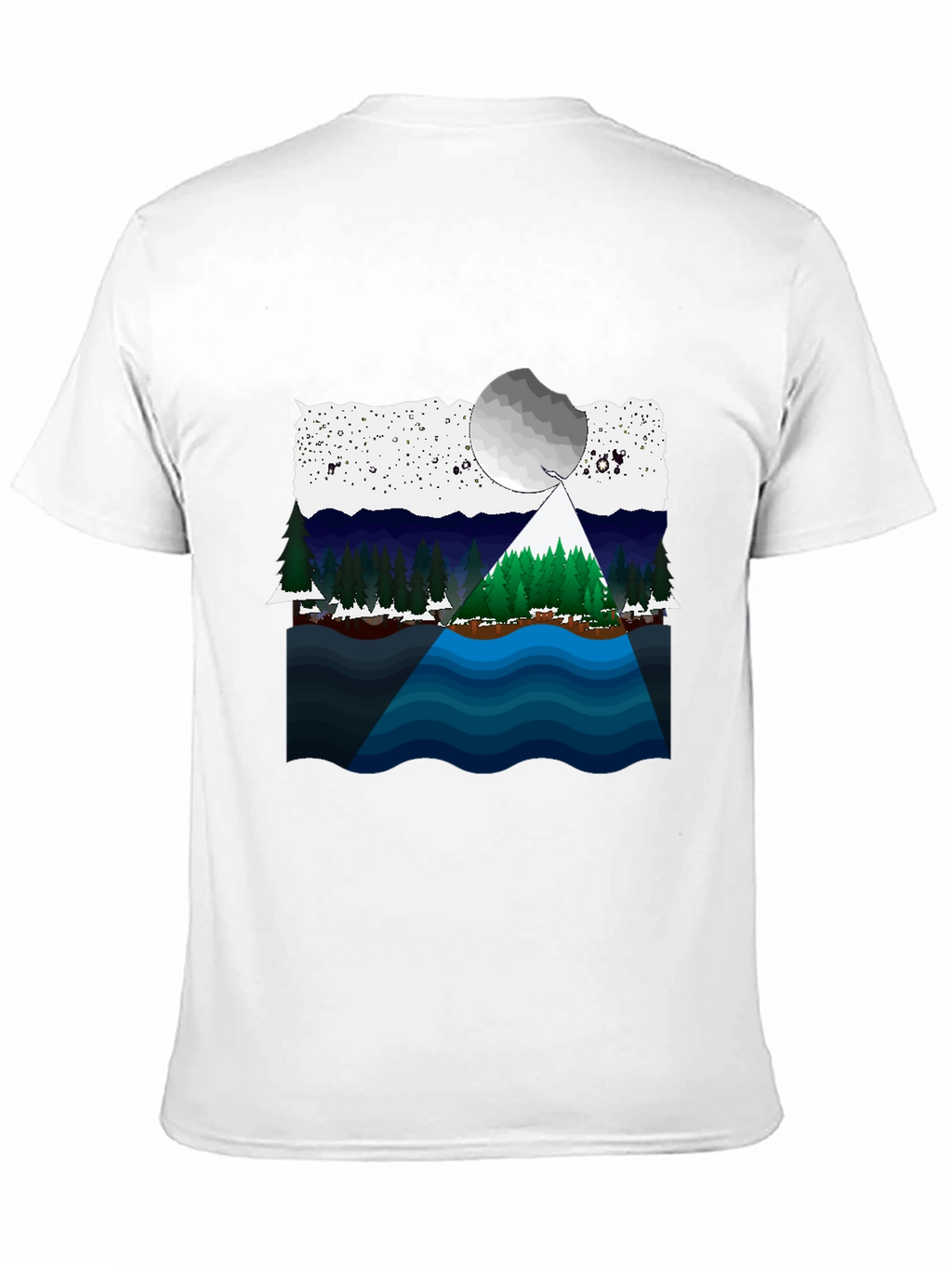 Scenic Landscape Graphic T-Shirt