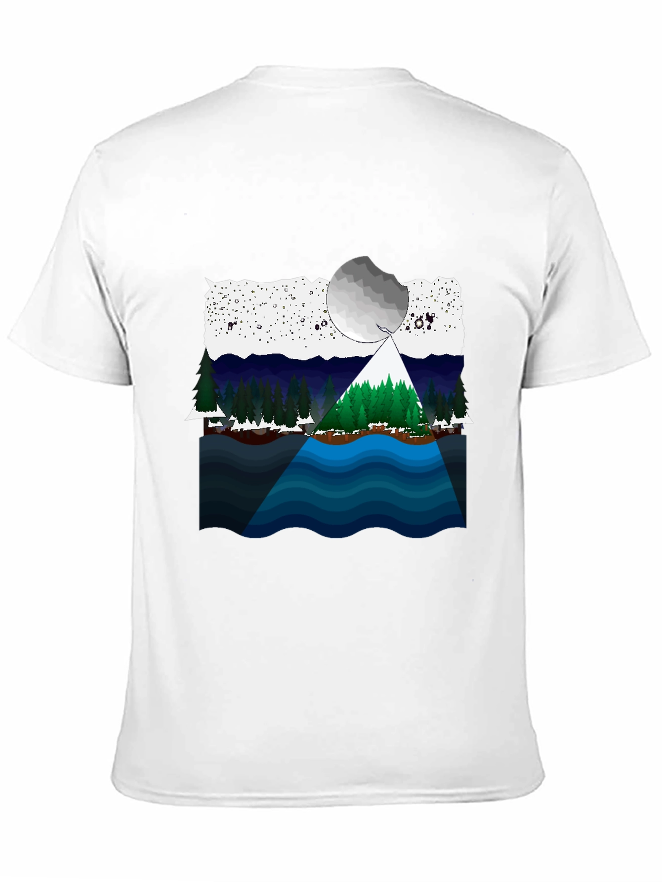 Scenic Landscape Graphic T-Shirt