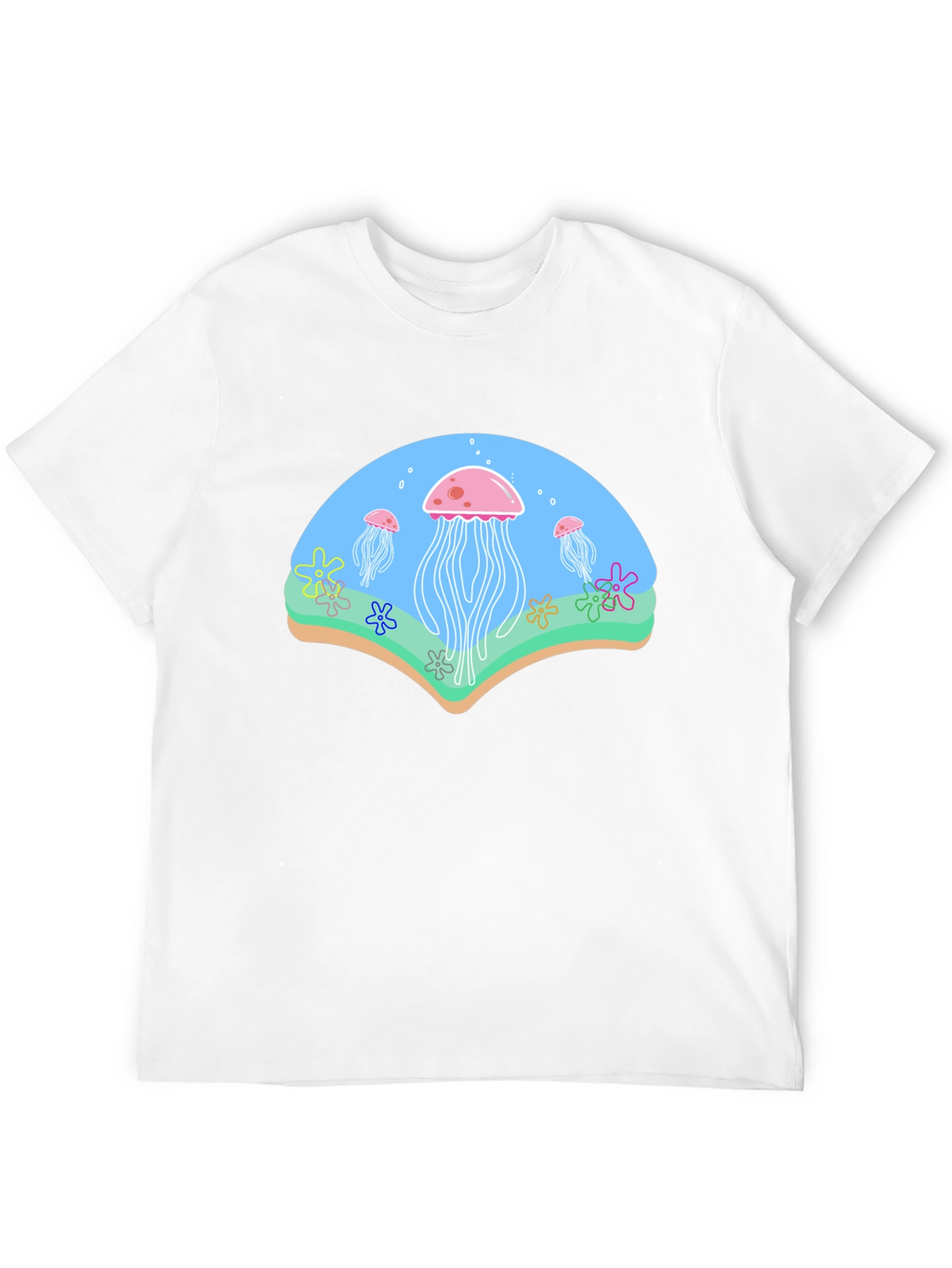 Jellyfish Graphic Black T-Shirt
