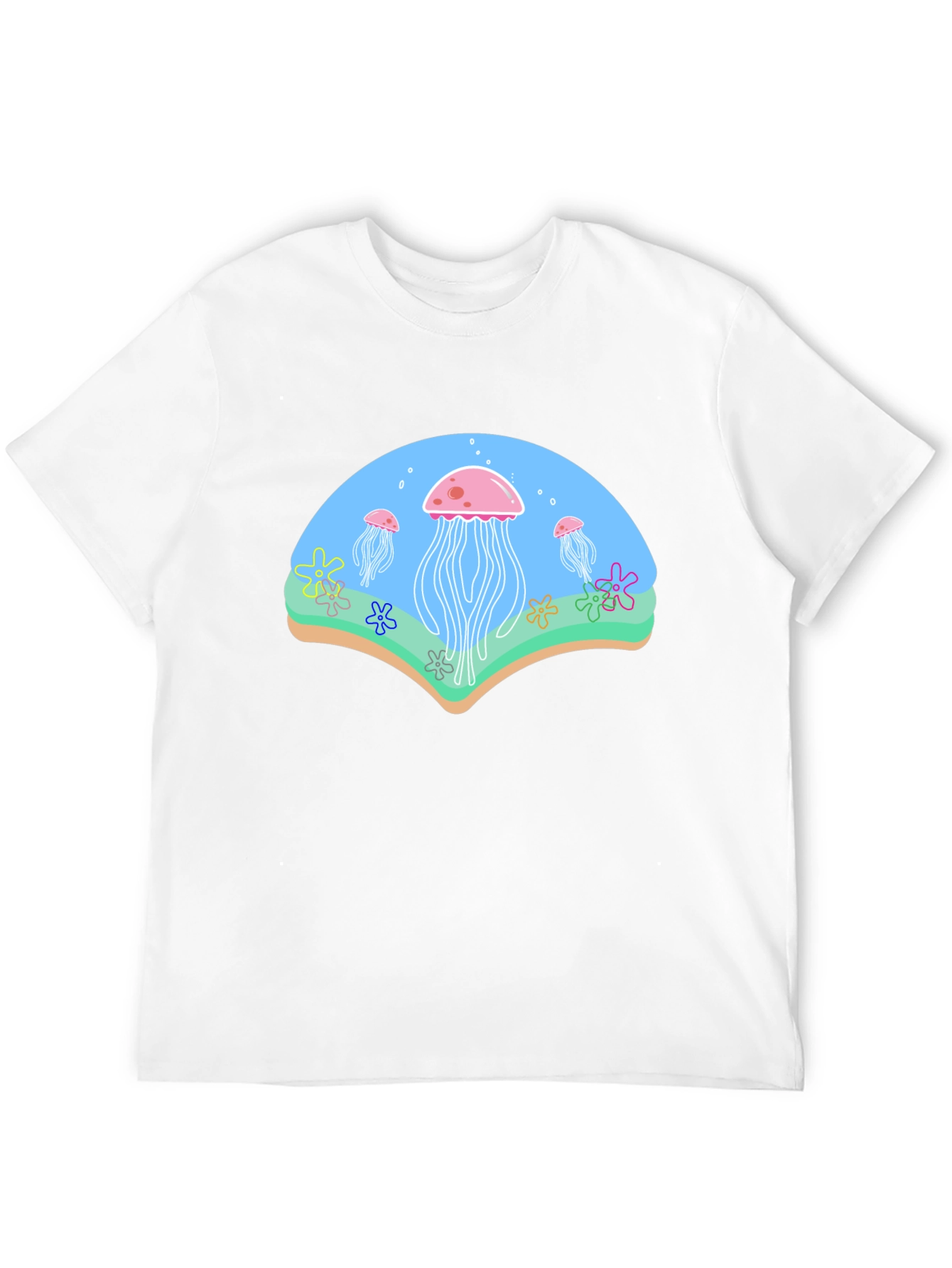 Jellyfish Graphic Black T-Shirt