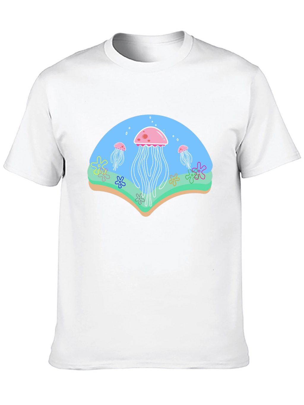 Jellyfish Graphic Black T-Shirt