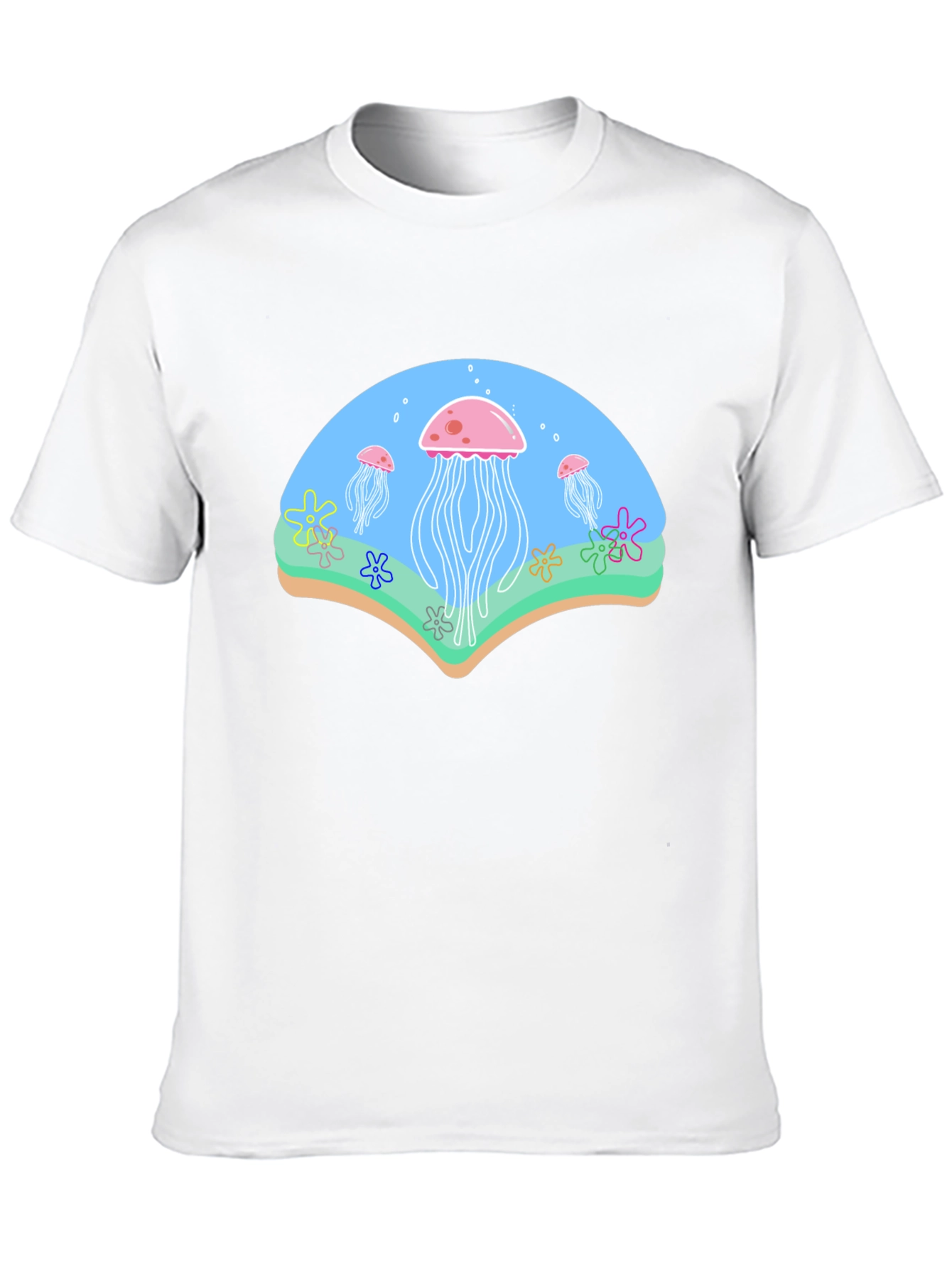 Jellyfish Graphic Black T-Shirt