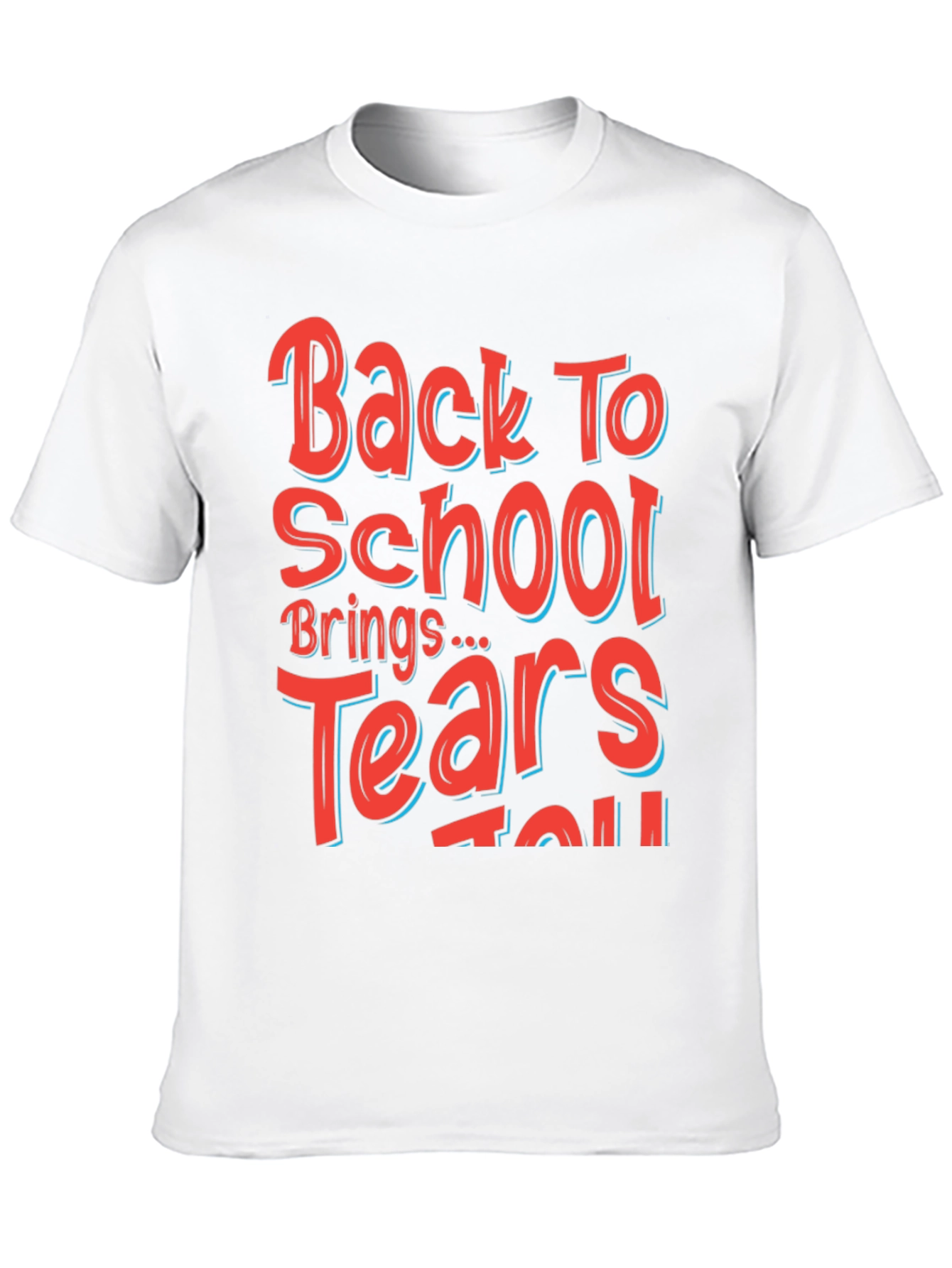 Back to School Graphic Tee - Mens Black T-Shirt