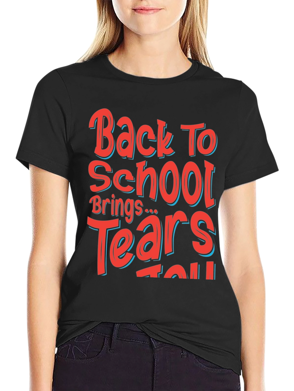 Back to School Graphic Tee - Mens Black T-Shirt