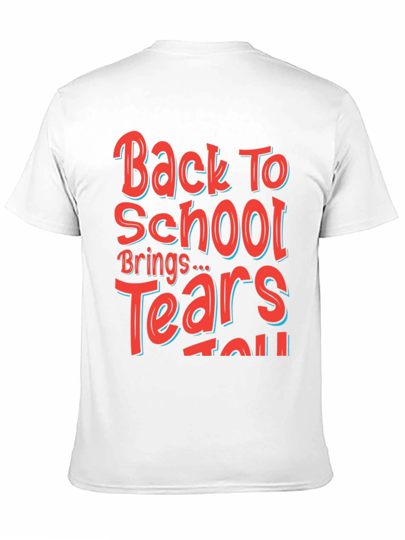 Back to School Graphic Tee - Mens Black T-Shirt