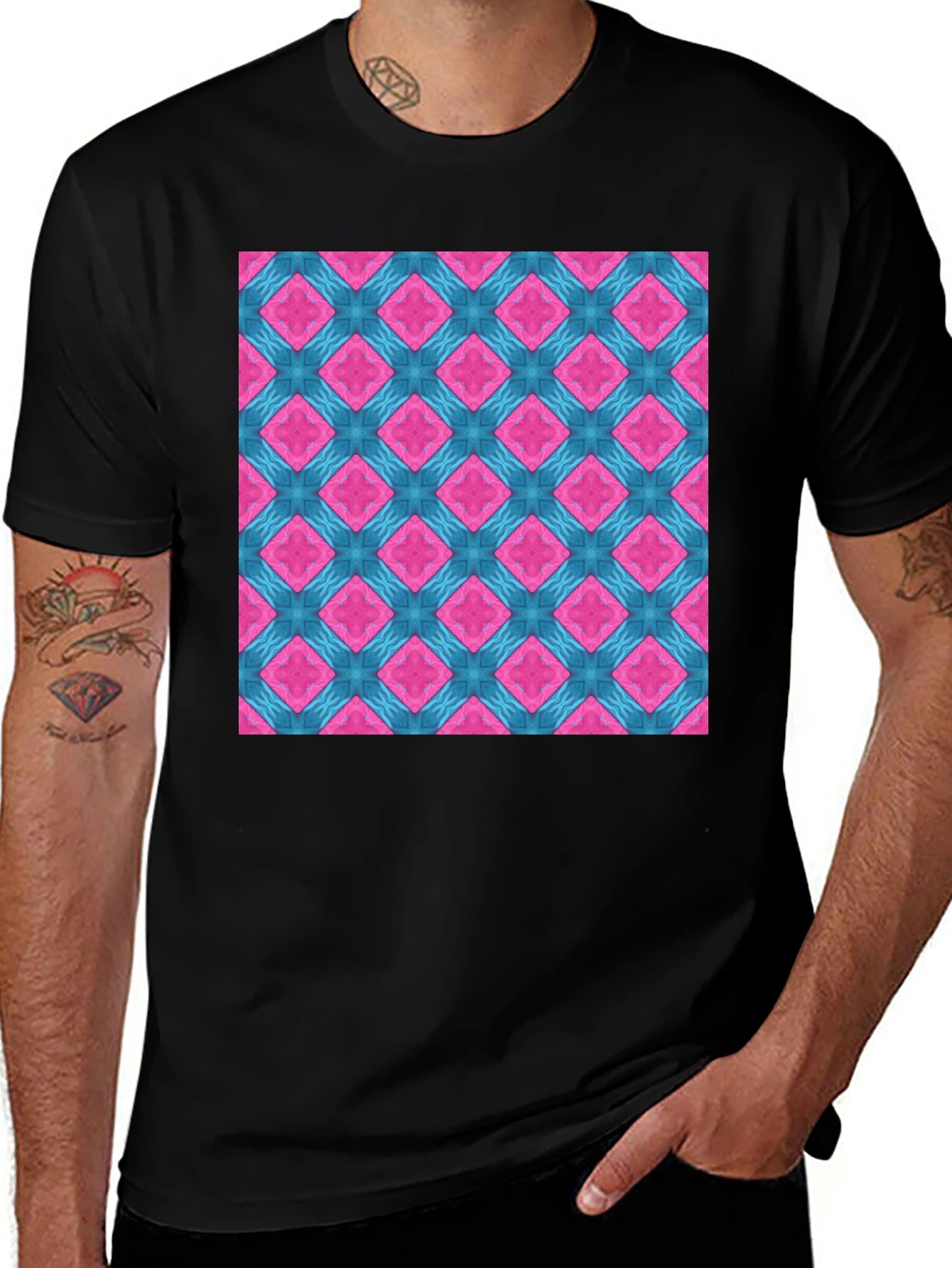 Modern Geometric Pattern T-Shirt