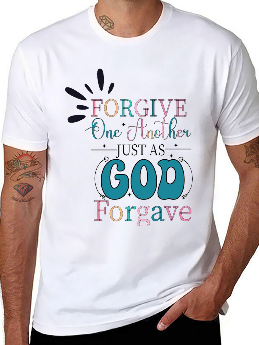 Forgive One Another Graphic Tee - Christian Apparel