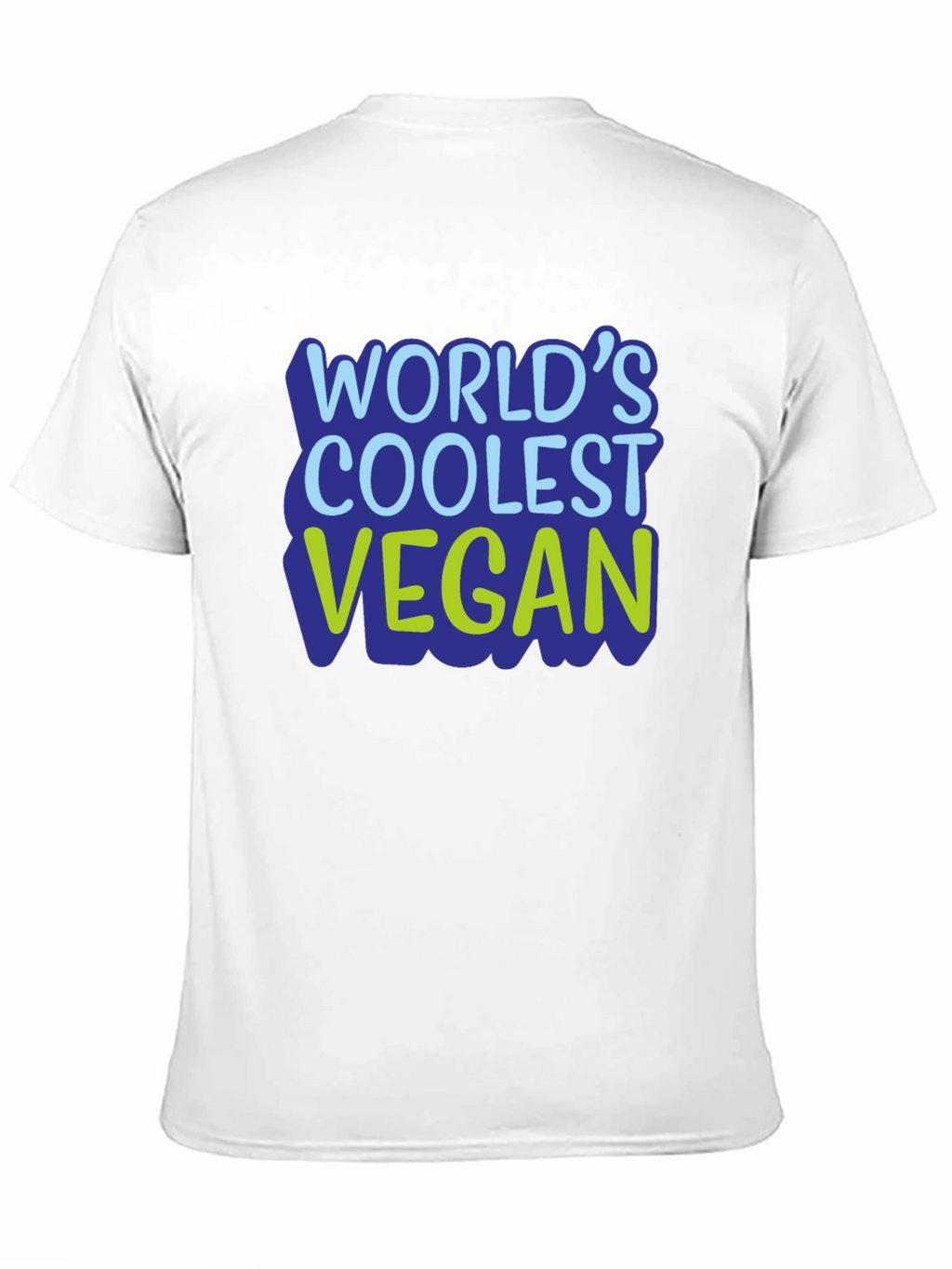 Worlds Coolest Vegan T-Shirt - Black