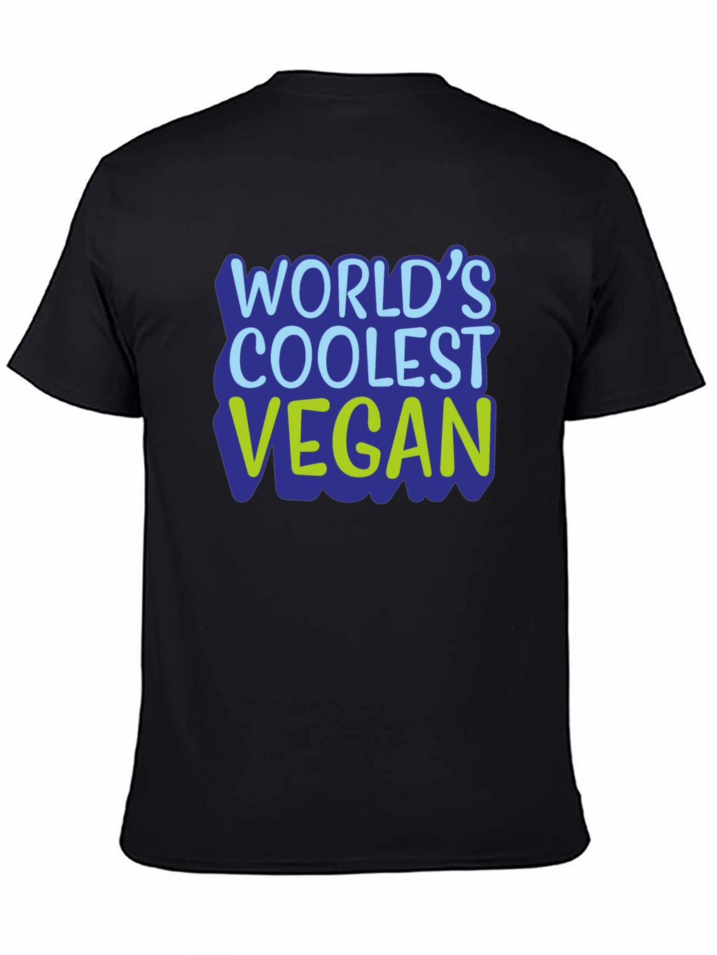 Worlds Coolest Vegan T-Shirt - Black