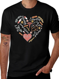 LPN Nurse Heart Graphic Tee