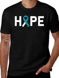 HOPE Awareness T-Shirt Teal Ribbon